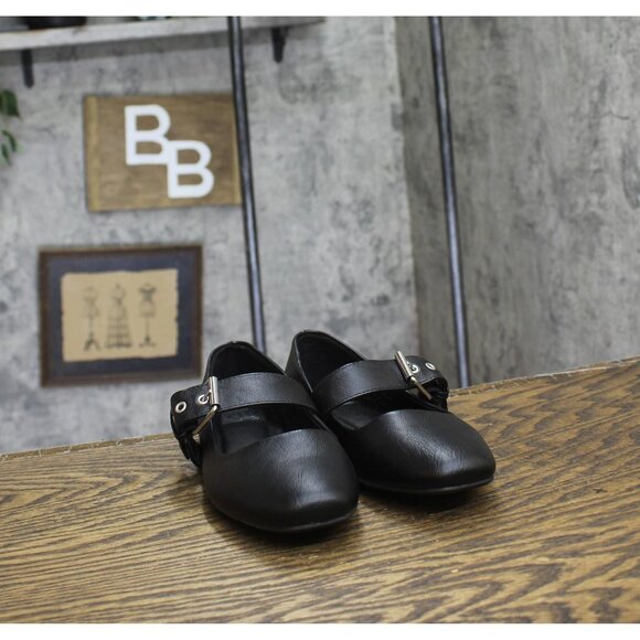 NEW DV Dolce Vita Womens Mellie Buckle Strap Mary Jane Flats MELLIE Black 6.5M - Picture 8 of 12